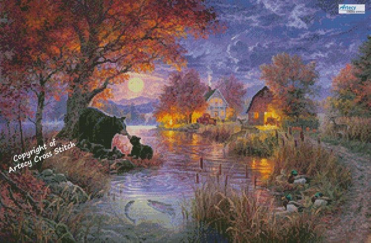 (image for) Black Bear Farm - Cross Stitch Chart
