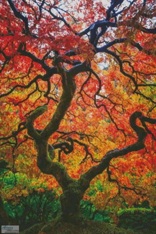 (image for) Ethereal Tree Alive - Cross Stitch Chart