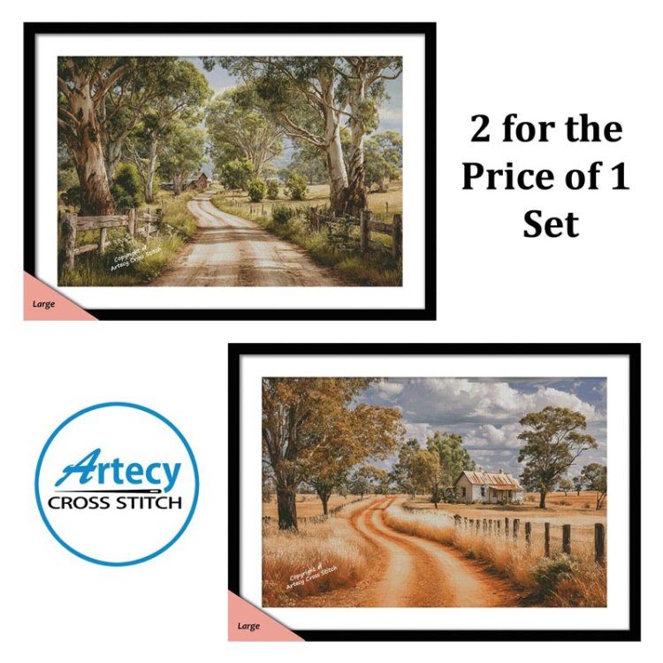 (image for) Home in Australia Set (Large) - Cross Stitch Chart @