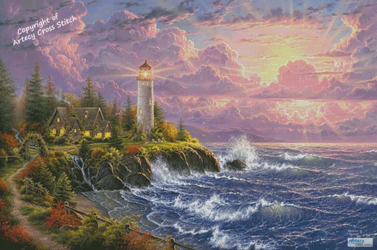 (image for) Light of Faith (Large) - Cross Stitch Chart