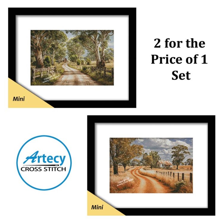 (image for) Mini Home in Australia Set - Cross Stitch Chart @