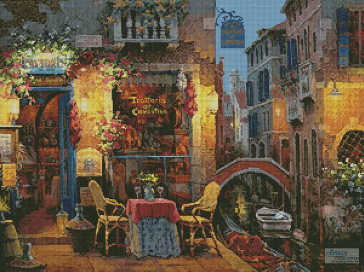 (image for) Our Special Place in Venice - Cross Stitch Chart