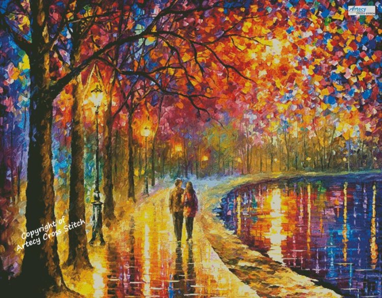 (image for) Spirits by the Lake (Large) - Cross Stitch Chart