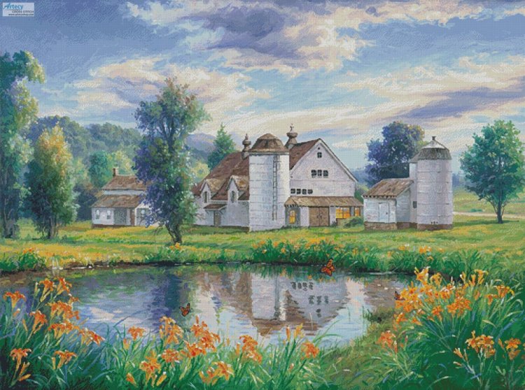 (image for) Summer on the Farm (Large) - Cross Stitch Chart