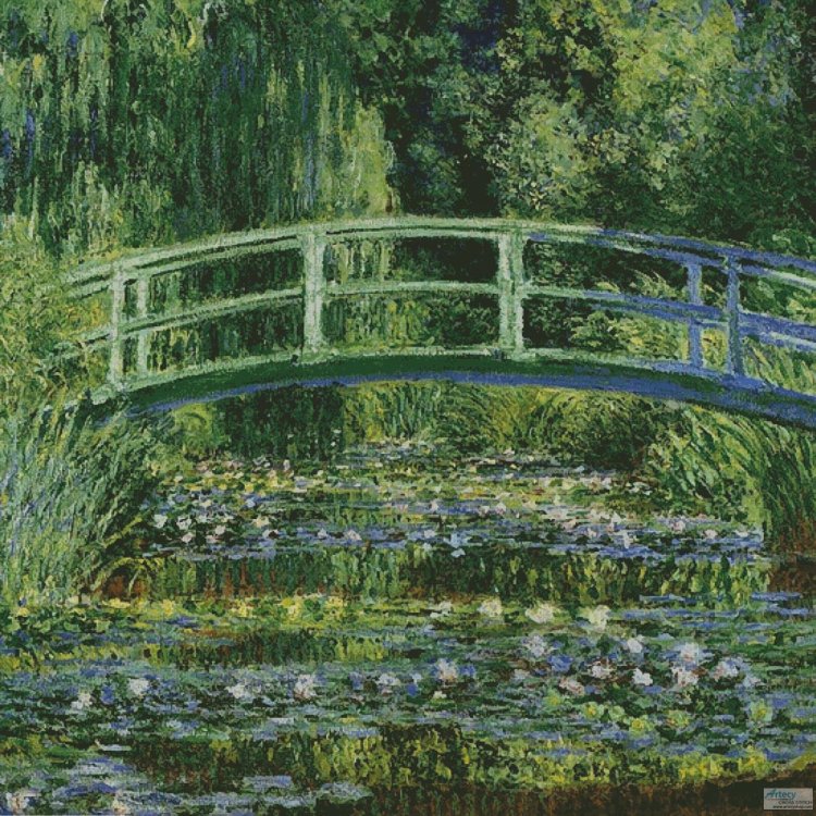 (image for) The Japanese Bridge (Large) - Cross Stitch Chart