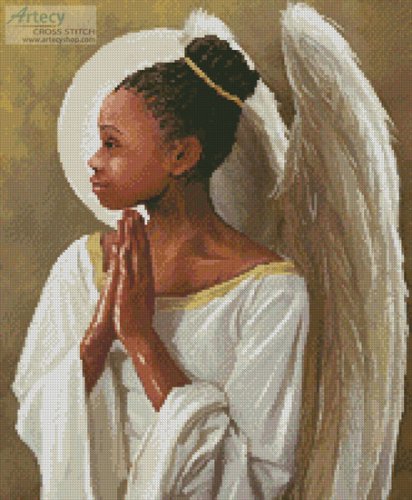 (image for) Beautiful Angel 1 (Crop) - Cross Stitch Chart
