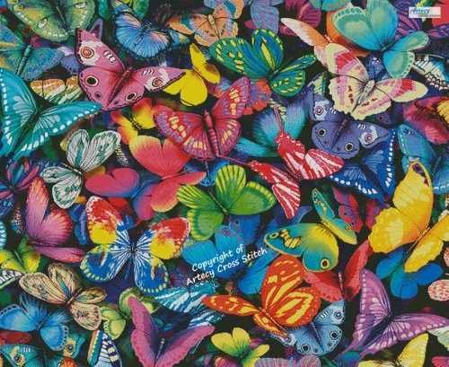 (image for) Butterfly Magic (Large) - Cross Stitch Chart