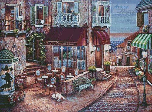 (image for) Cafe Romantique - Cross Stitch Chart