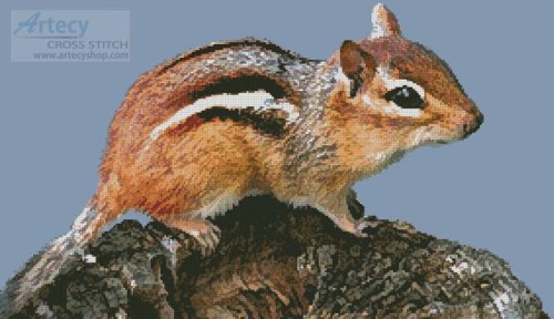 (image for) Chipmunk - Cross Stitch Chart