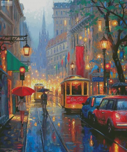 (image for) City Lights (Large) - Cross Stitch Chart