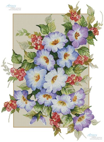 (image for) Floral Beauty - Cross Stitch Chart