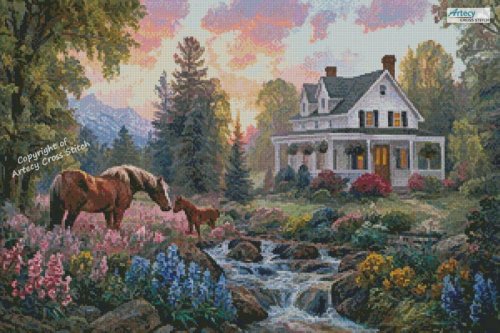 (image for) Floral Pasture - Cross Stitch Chart