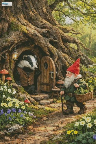 (image for) Friends of the Forest (Large) - Cross Stitch Chart @