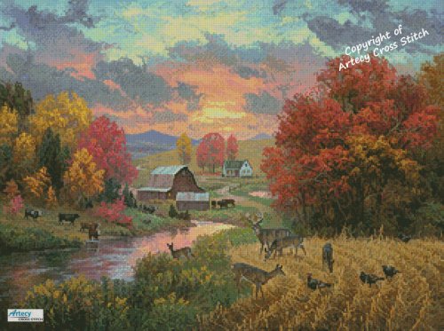 (image for) Golden Retreat - Cross Stitch Chart