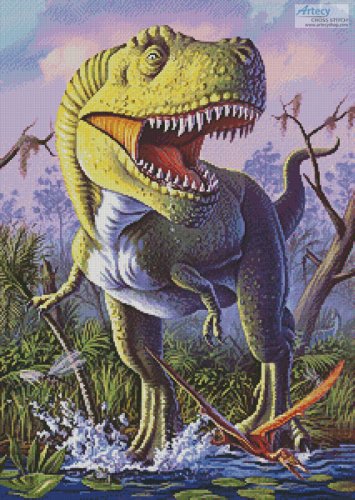(image for) Green Rex - Cross Stitch Chart
