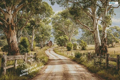 (image for) Home in the Australian Bush - Cross Stitch Chart @