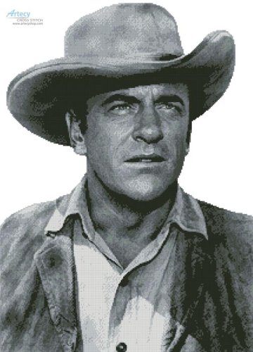 (image for) James Arness - Cross Stitch Chart
