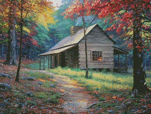 (image for) Light from the Past - Cross Stitch Chart