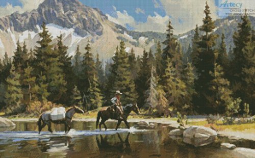 (image for) Lonesome in Paradise - Cross Stitch Chart