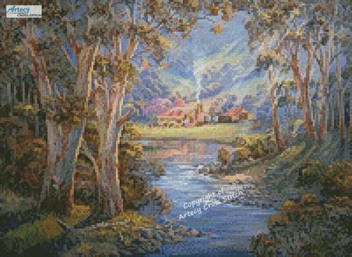(image for) Mini Peeking through the Forest - Cross Stitch Chart