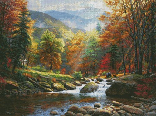 (image for) Mountain Music - Cross Stitch Chart