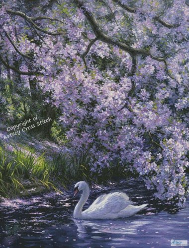 (image for) Mute Swan (Large) - Cross Stitch Chart