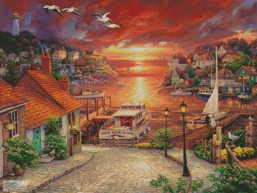 (image for) New Horizons (Large) - Cross Stitch Chart