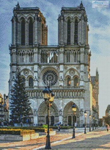 (image for) Notre Dame (Crop) - Cross Stitch Chart