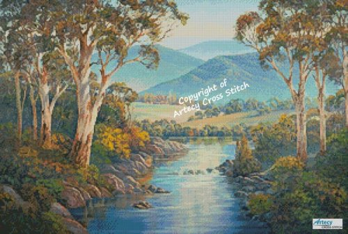 (image for) Ovens Valley, Autumn - Cross Stitch Chart