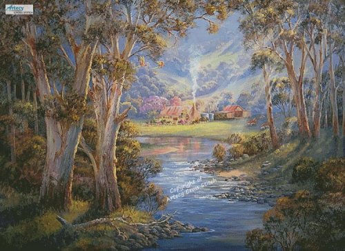 (image for) Peeking through the Forest (Large) - Cross Stitch Chart