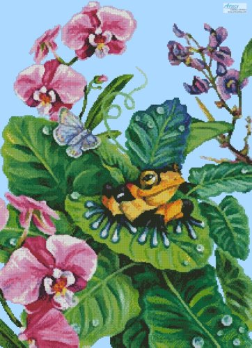 (image for) Ribbit - Cross Stitch Chart