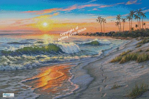 (image for) Setting Sun - Cross Stitch Chart