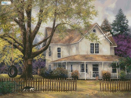 (image for) Simple Country (Large) - Cross Stitch Chart