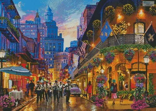 (image for) The Big Easy, New Orleans - Cross Stitch Chart
