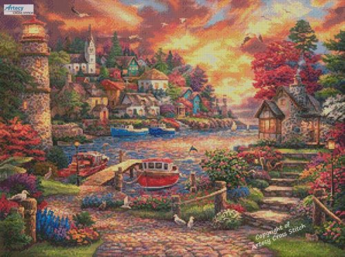 (image for) This Side of the Sea - Cross Stitch Chart