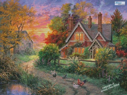 (image for) Warmth of Home (Large) - Cross Stitch Chart