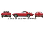 1963 Corvette - Cross Stitch Chart (image for) 1963 Corvette - Cross Stitch Chart