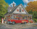 Country Gas and Grocery - Cross Stitch Chart (image for) Country Gas and Grocery - Cross Stitch Chart