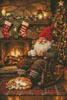 Cozy Christmas Gnome - Cross Stitch Chart @ (image for) Cozy Christmas Gnome - Cross Stitch Chart @