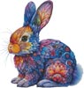 (image for) Abstract Bunny (Large) - Cross Stitch Chart @