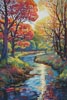 Abstract Landscape (Large) - Cross Stitch Chart @ (image for) Abstract Landscape (Large) - Cross Stitch Chart @