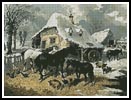 A Farmyard in Winter - Cross Stitch Chart (image for) A Farmyard in Winter - Cross Stitch Chart