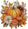 Autumn Arrangement 1 - Cross Stitch Chart @ (image for) Autumn Arrangement 1 - Cross Stitch Chart @