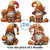 (image for) Autumn Gnomes Bundle - Cross Stitch Chart @