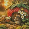 (image for) Berry Mouse Cottage (Large) - Cross Stitch Chart @