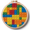 (image for) Blocks Hoop (Large) - Cross Stitch Chart