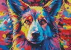 Bright Dog - Cross Stitch Chart (image for) Bright Dog - Cross Stitch Chart