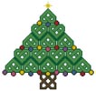 (image for) Celtic Christmas Tree - Cross Stitch Chart