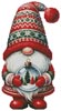 (image for) Christmas Gnome 3 - Cross Stitch Chart @