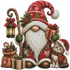 Christmas Gnome and Kitten - Cross Stitch Chart @ (image for) Christmas Gnome and Kitten - Cross Stitch Chart @